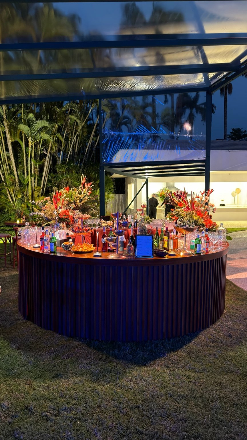 Bar de coquetelaria em evento Chef/Co