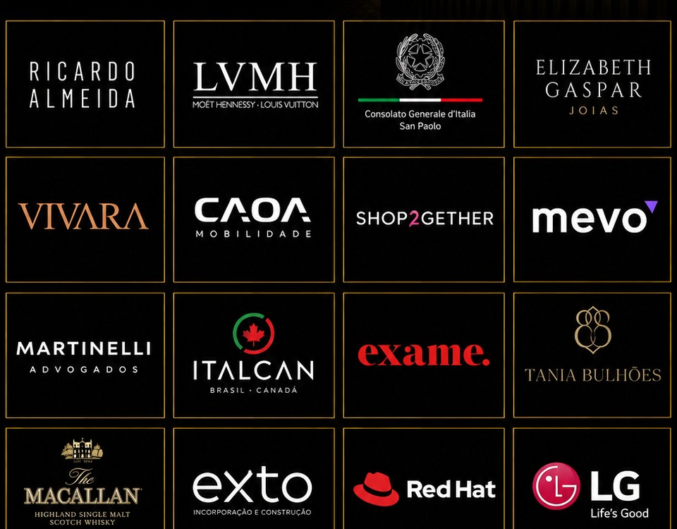 Logos de clientes e parceiros Chef/Co