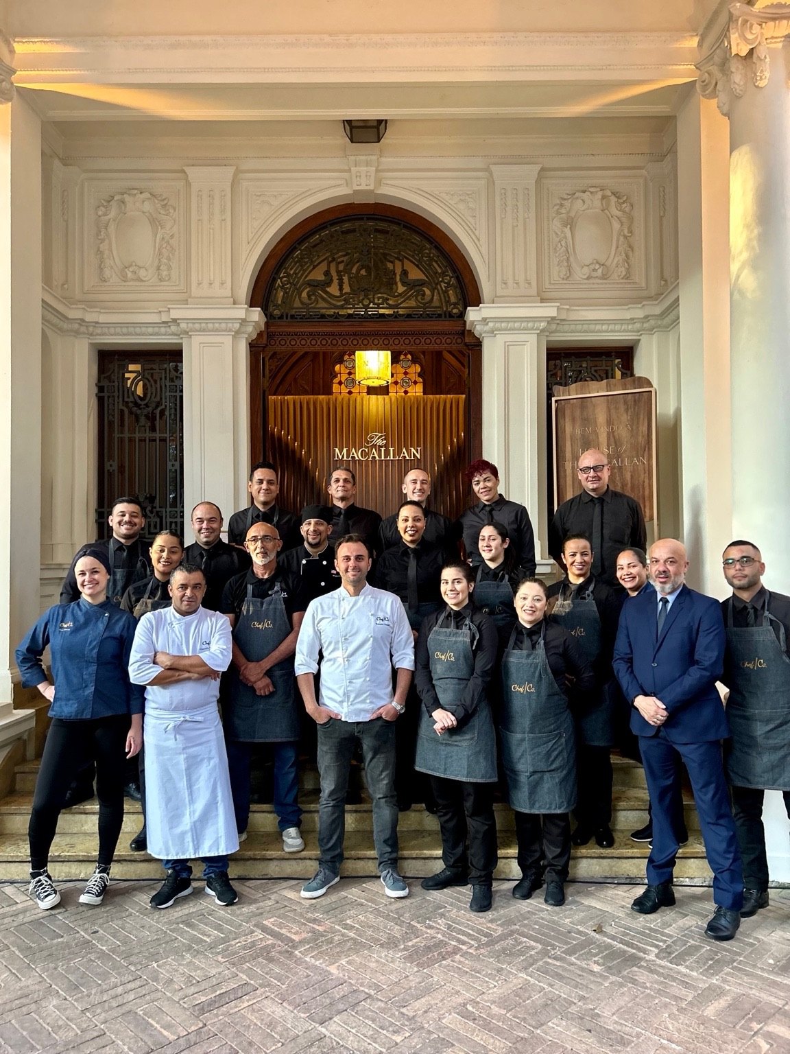 Equipe Chef/Co em evento The Macallan